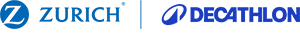 logotipo de Zurich y Decathlon